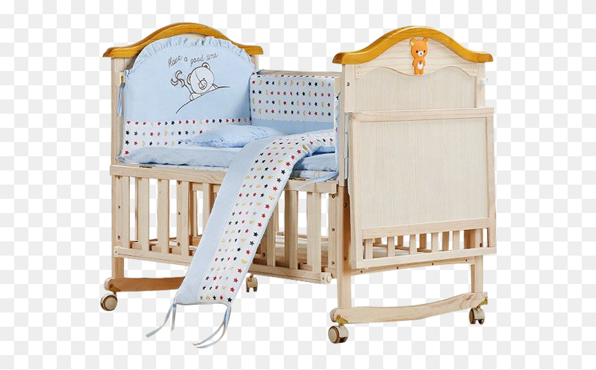 560x461 Кроватка, Мебель, Детская Кроватка, Кровать Hd Png Скачать