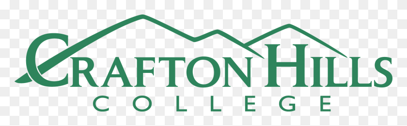 1855x480 Crafton Hills Logo In Green Crafton Hills College Logo, Word, Text, Symbol HD PNG Download