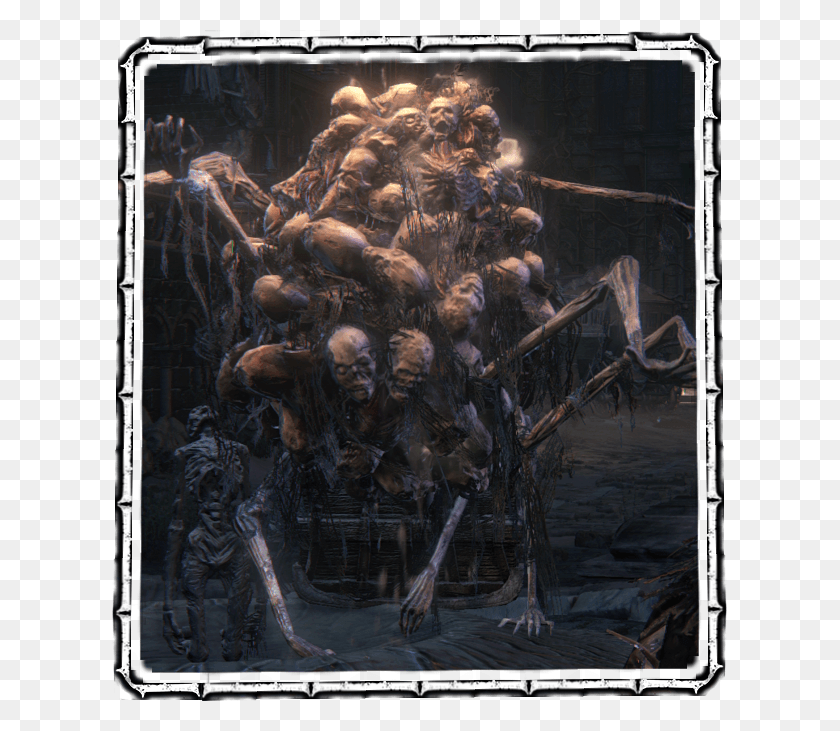 615x671 Cramped Casket Bloodborne Ball Of Snakes, Person HD PNG Download