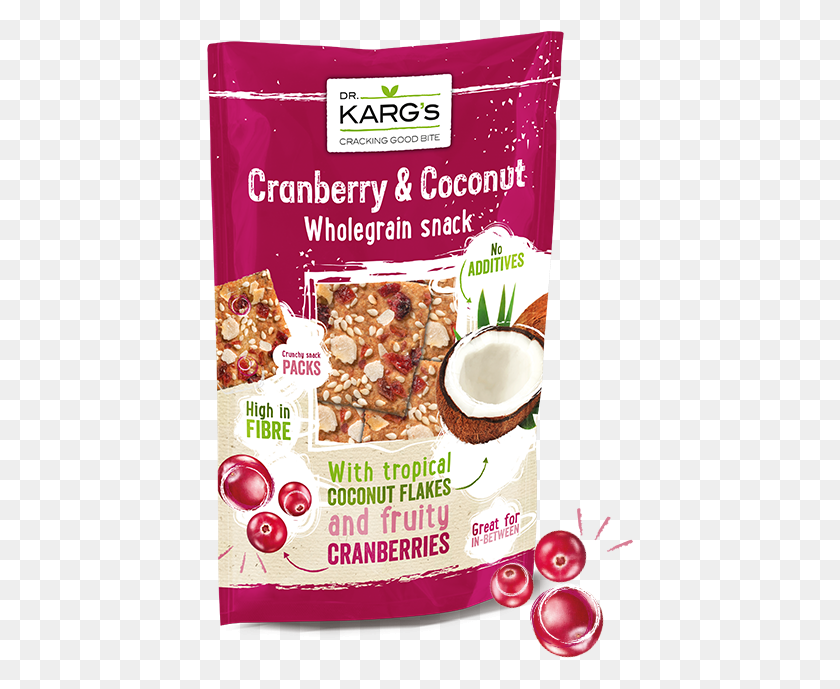 428x629 Cranberry Amp Coconut Dr Kargs Spelt Amp Quinoa Wholegrain Snack 110 Gm, Plant, Nut, Vegetable HD PNG Download
