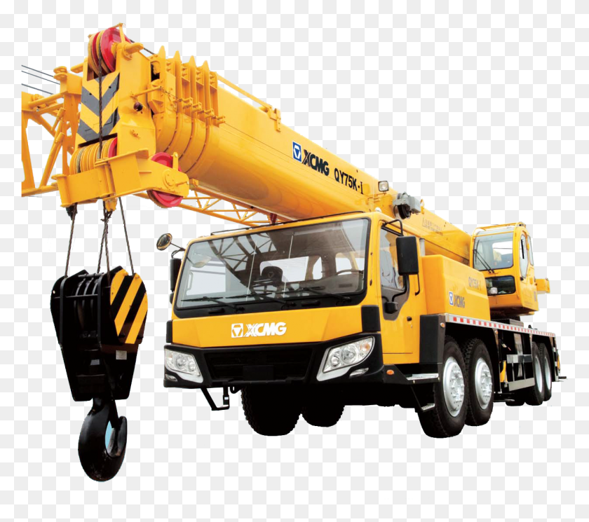 1252x1101 Crane, Construction Crane, Truck, Vehicle HD PNG Download