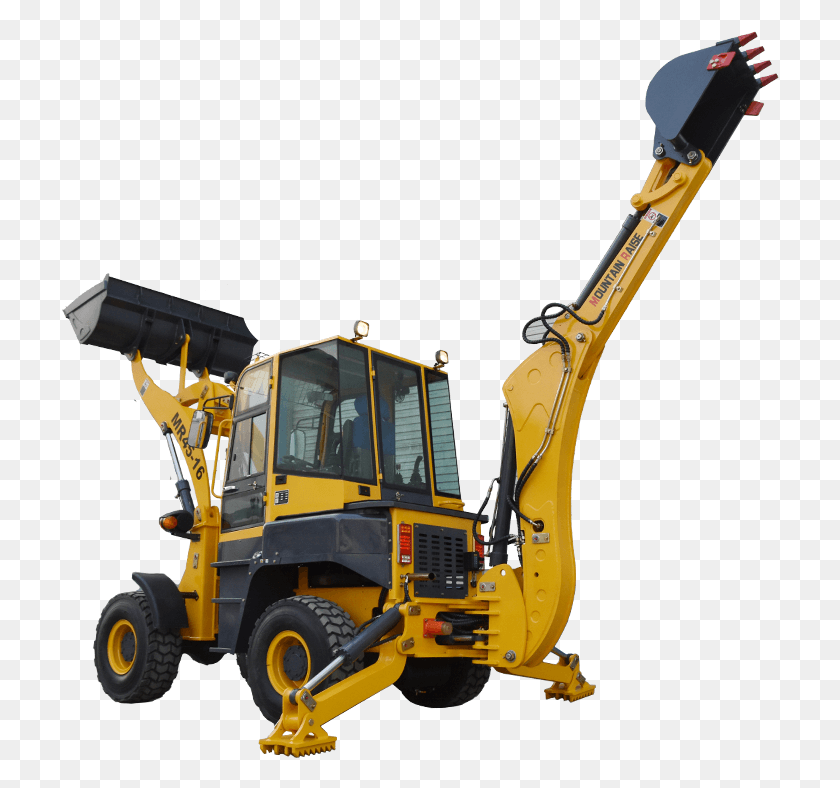 718x728 Crane, Tractor, Vehicle, Transportation HD PNG Download