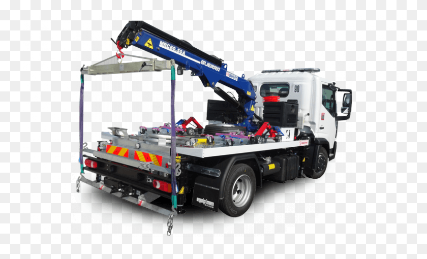 750x450 Crane, Truck, Vehicle, Transportation HD PNG Download