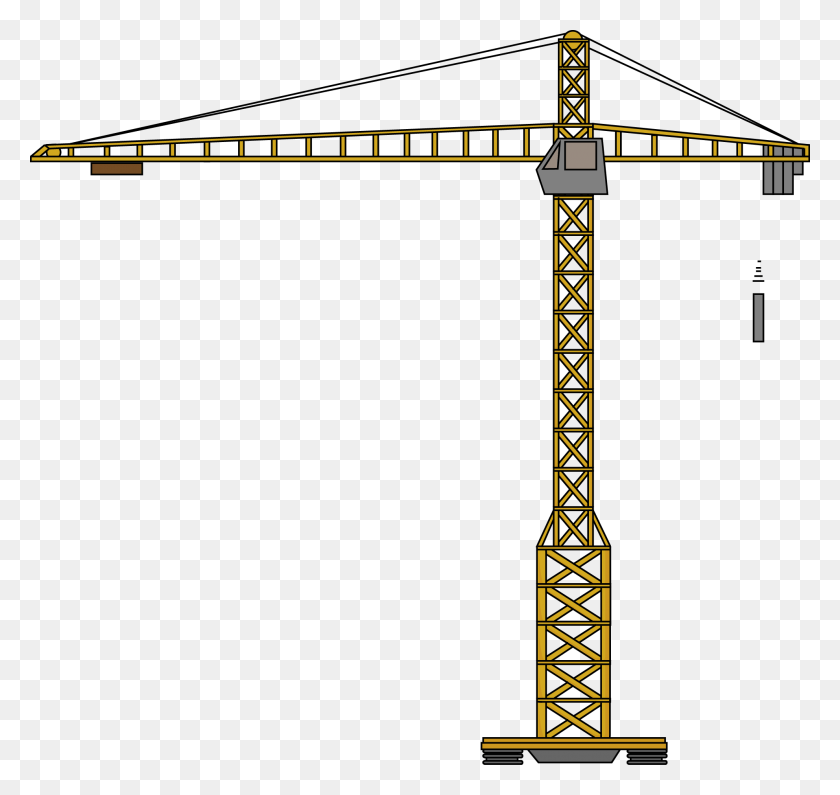 1983x1870 Cranes 1722209928 Construction Crane Cartoon, Construction Crane HD PNG Download
