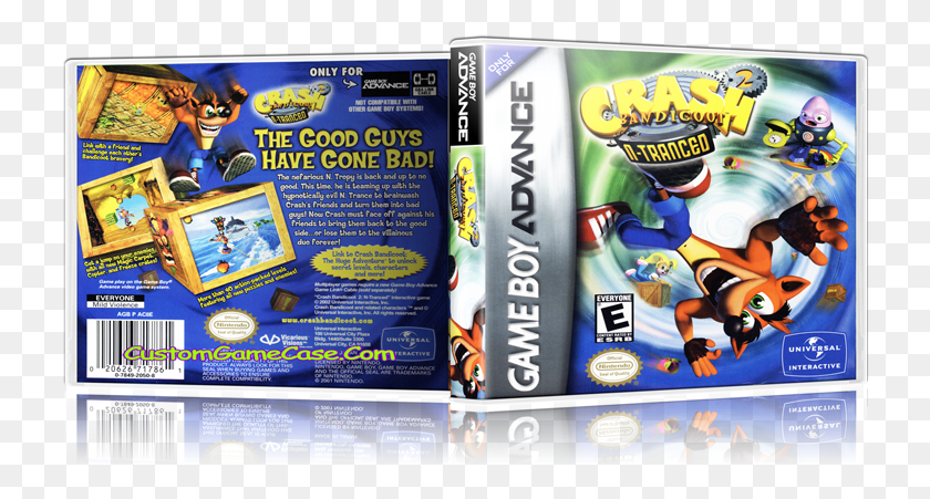 730x391 Crash Bandicoot 2 N Tranced Crash Game Boy Advance, Poster, Advertisement, Flyer HD PNG Download