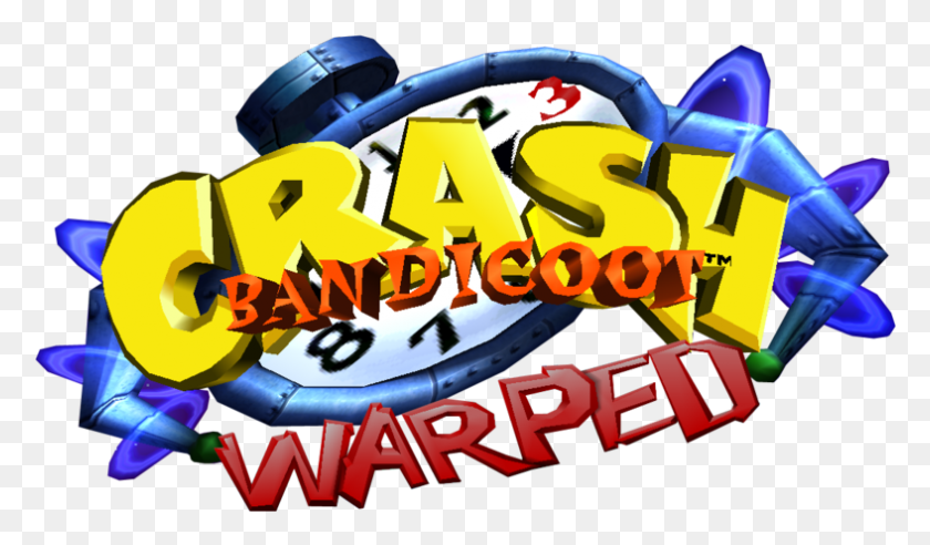 787x436 Crash Bandicoot 3 Warped Logo Crash Bandicoot Warped Logo, Dynamite, Bomb, Weapon HD PNG Download
