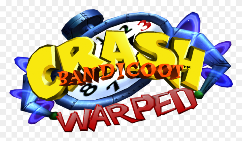 787x436 Crash Bandicoot 3 Warped Logo Crash Bandicoot Warped Logo, Dinamita, Bomba, Arma Hd Png