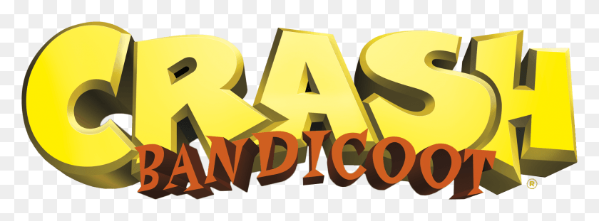 1771x571 Crash Bandicoot Logo, Text, Alphabet, Number HD PNG Download