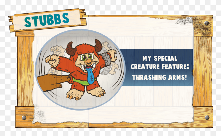 894x525 Crate Creatures Surprise Stubbs Crate Creatures Stubbs, Text, Mammal, Animal HD PNG Download