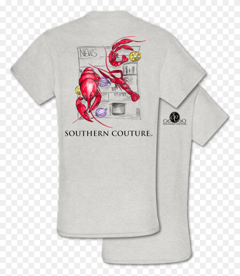 827x961 Crawfish T Shirts, Clothing, Apparel, T-shirt HD PNG Download