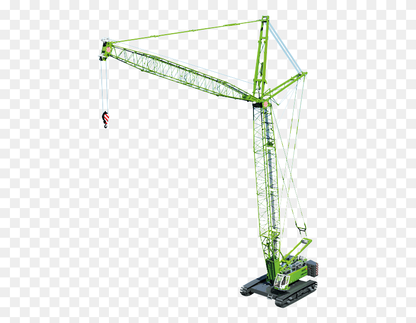 447x592 Crawler Cranes Sennebogen Crawler Crane, Construction Crane HD PNG Download