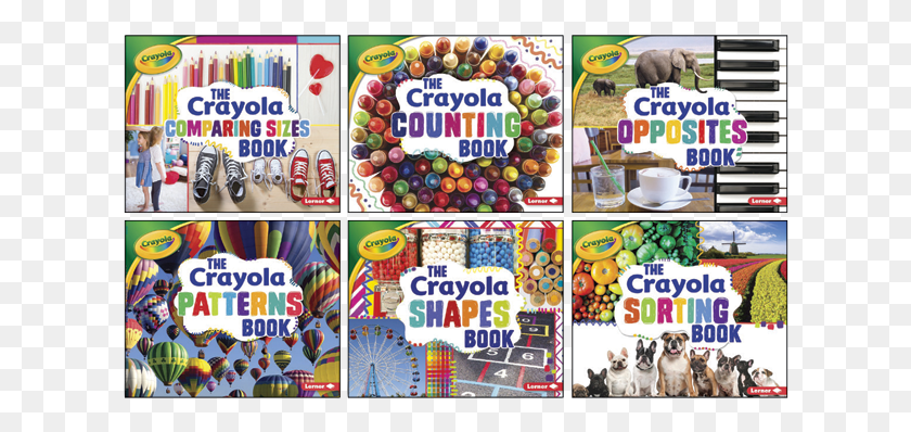 614x338 Crayola Concepts Book Set Poster, Person, Human, Food HD PNG Download