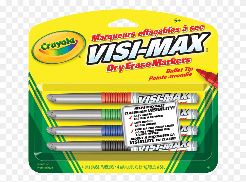 650x563 Crayola Fine Line Dry Erase Markers Бумажный Продукт, Этикетка, Текст, Жевательная Резинка Png Скачать