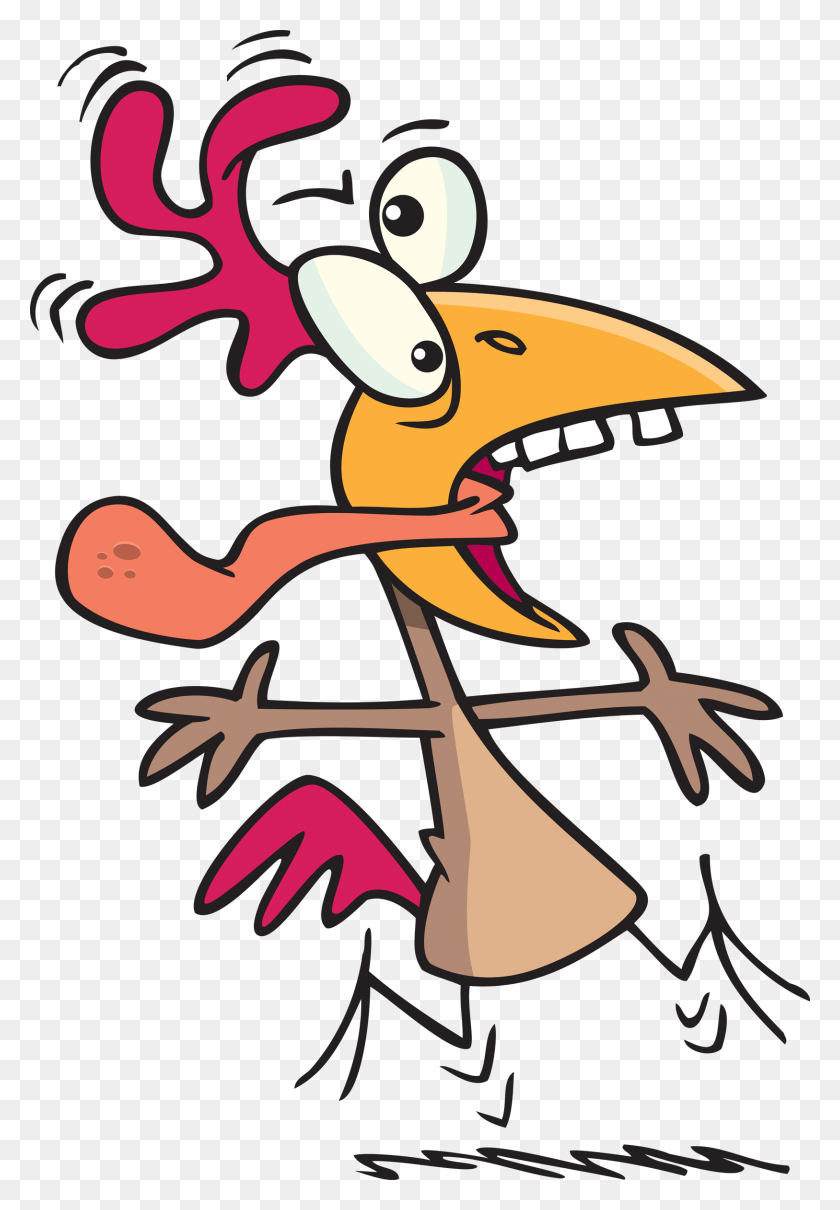 1627x2400 Crazy Chicken Clip Art Crazy Chicken Clipart, Text, Animal, Bird HD PNG Download