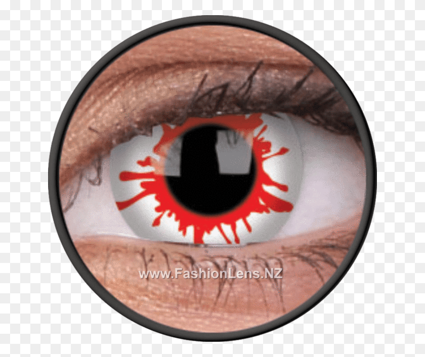 650x646 Crazy Eye Contact Lenses, Contact Lens, Cosmetics, Face Makeup Descargar Hd Png