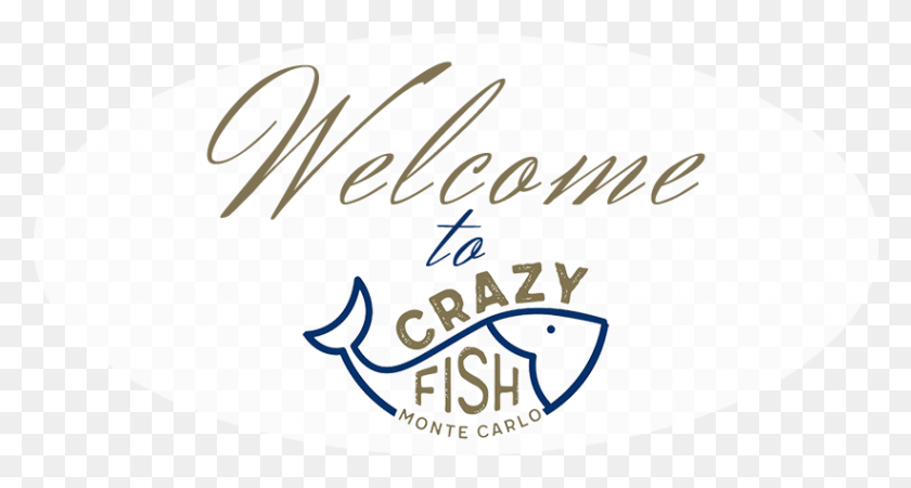 821x411 Crazy Fish Label, Text, Handwriting, Calligraphy HD PNG Download