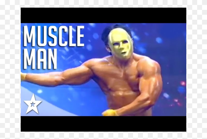 673x505 Crazy Muscle Man On Got Talent Barechested, Arm, Person, Human HD PNG Download