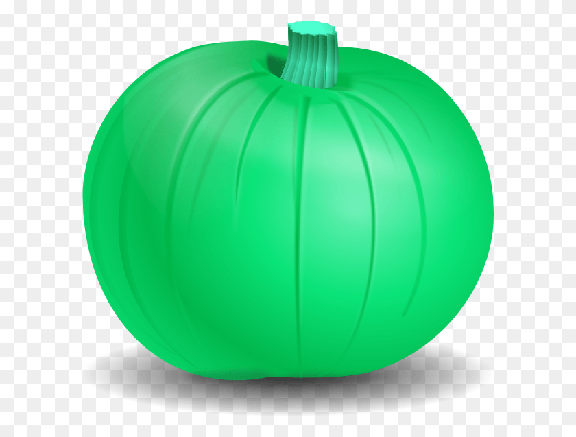 600x577 Cream Colored Clipground Green Pumpkin Clip Art, Balloon, Ball, Lamp HD PNG Download