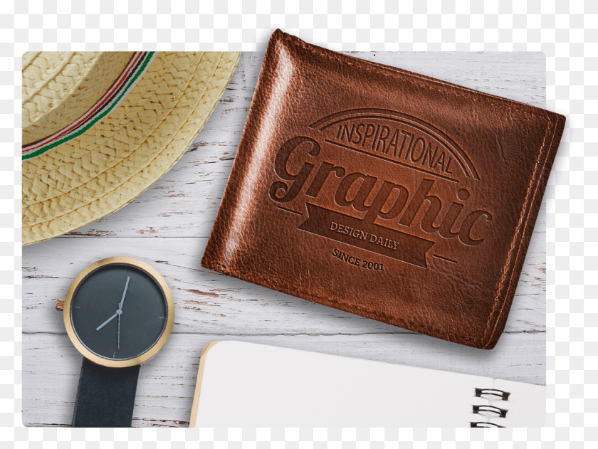 1203x881 Create A Leather Stamp Effect Free Adobe Photoshop, Text, Diary, Pottery HD PNG Download