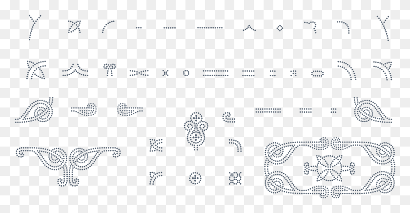 1889x911 Create Customized Frames By Mixing The 600 Vector Parts Motif, Text, Pattern, Snowflake HD PNG Download