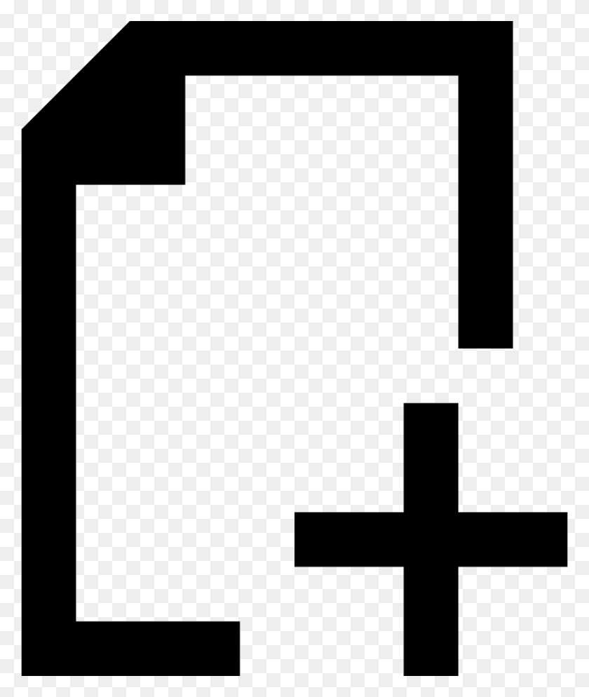 818x980 Create Icon From Create Task Icon, Symbol, Cross, Crucifix HD PNG Download