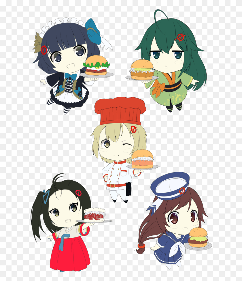 633x914 Create Japanese Chibi Anime Cartoon, Chef, Food, Elf HD PNG Download