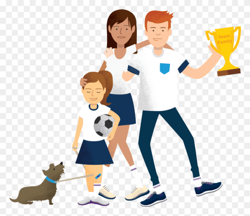 946x808 Create Memorable Moments Celebrate The Wins And Help Family Playing Cartoon, Person, Human, People HD PNG Download