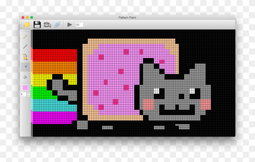 1079x656 Легко Создавайте Свои Собственные Анимации Nyan Cat Gif Banner, Monitor, Screen, Electronics Hd Png Download