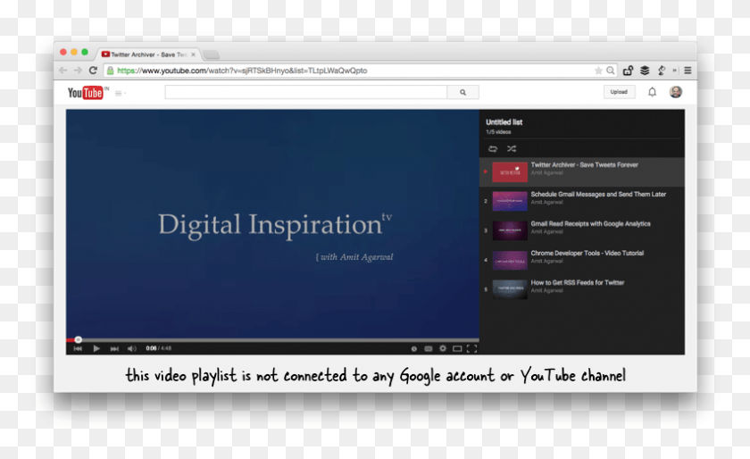 791x461 Create Youtube Playlists Youtube Playlist, Text, Screen, Electronics HD PNG Download