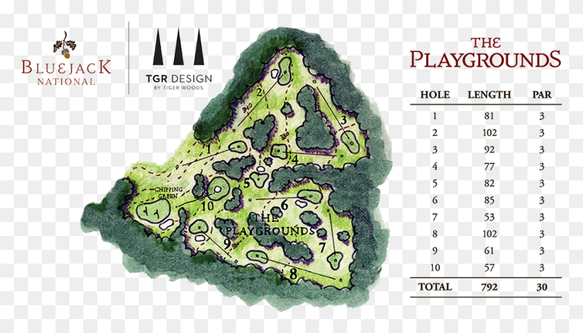 939x506 Created By Tgr Design The Playgrounds Will Provide Bluejack National Golf Map, Land, Outdoors, Nature HD PNG Download