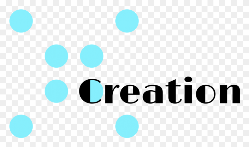 802x451 Creation Logo, Texture, Polka Dot, Hole HD PNG Download