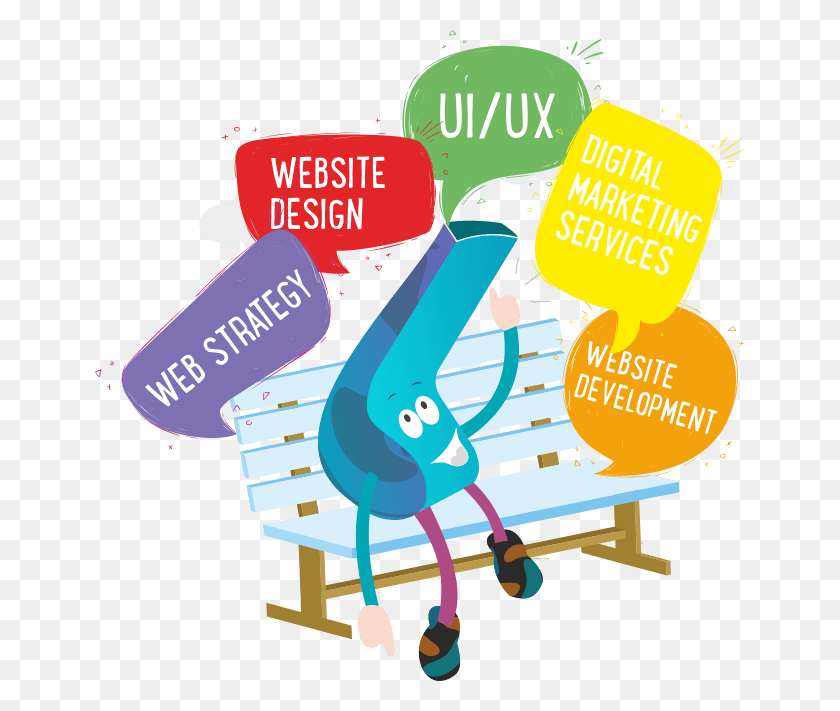 649x651 Creative Web Design And Custom Website Development Web Design Amp Development, Furniture, Bench, Park Bench HD PNG Download