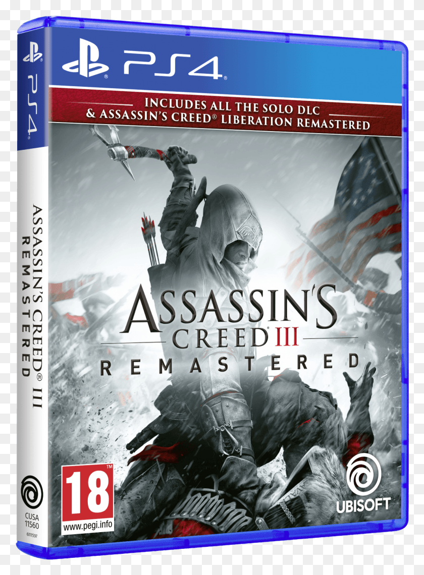 1349x1869 Creed Iii Remastered Доступен Для Предзаказа Assassin39S Creed 3 Обложка, Плакат, Реклама, Человек Hd Png Скачать