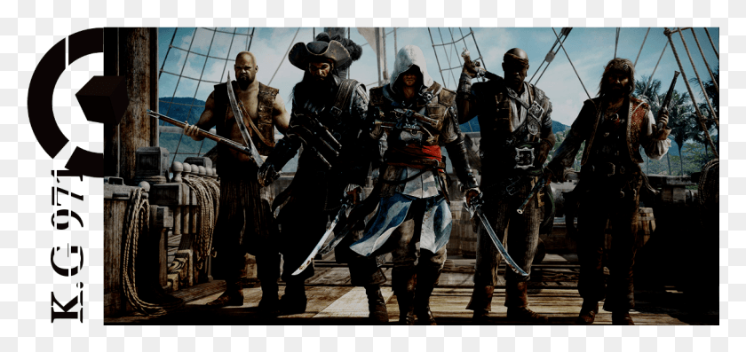 1125x487 Creed Iv Black Flag Modding Service Assassins Creed Black Flag Wallpaper For Desktop, Person, Human, Duel HD PNG Download