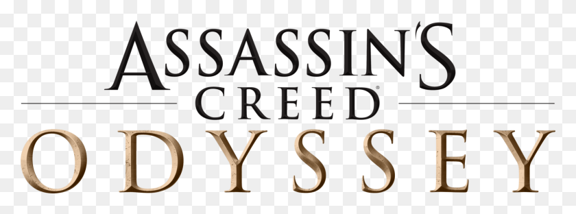 1600x517 Png Creed Odyssey Free Assassin39S Creed Odyssey Логотип, Текст, Алфавит, Номер Hd Png Скачать