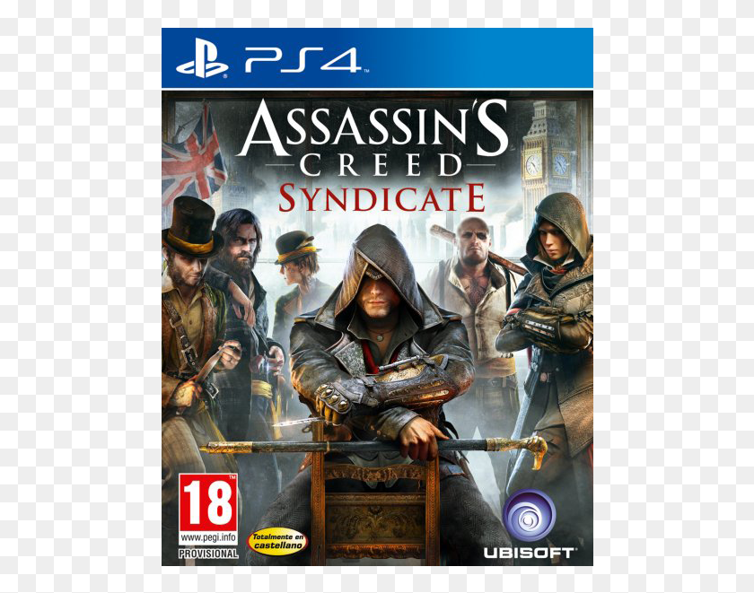 482x601 Creed Syndicate Ps4 Prix, Poster, Advertisement, Person HD PNG Download