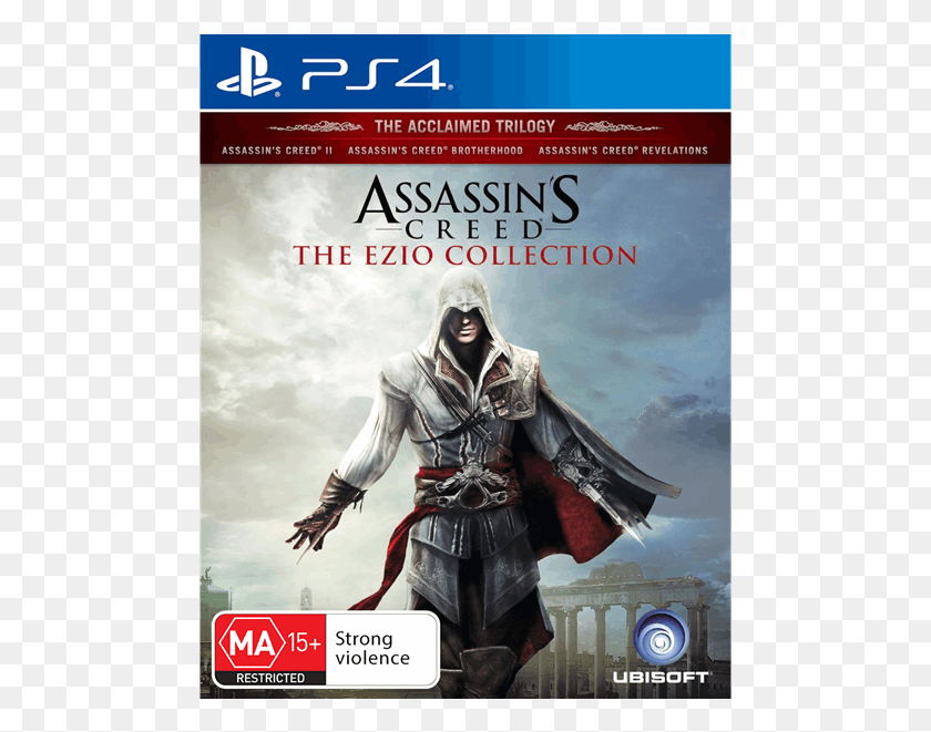 481x601 Creed The Ezio Collection Assassin Creed Ezio Collection, Poster, Advertisement, Person HD PNG Download