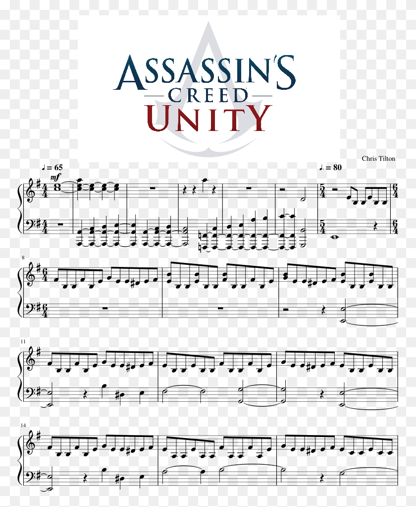 771x962 Creed Unity Sheet Music, Text, Label, Alphabet HD PNG Download