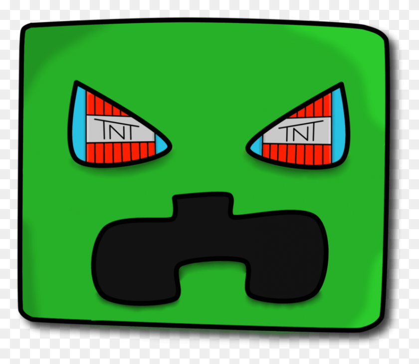 826x711 Creeper Head For Free On Ya Webdesign Creeper Head Cartoon, Pac Man, Minecraft, Angry Birds HD PNG Download