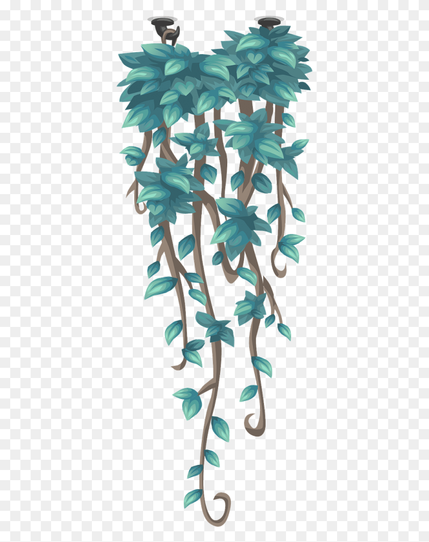 388x1001 Creeperhanging Planthangingvirginia Creepervineivygarden Hanging Plants Vector, Plant, Pattern, Floral Design HD PNG Download