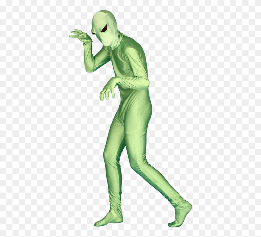 403x703 Creepy Alien Perv Costume Alien Skin Suit, Person, Human, Clothing HD PNG Download