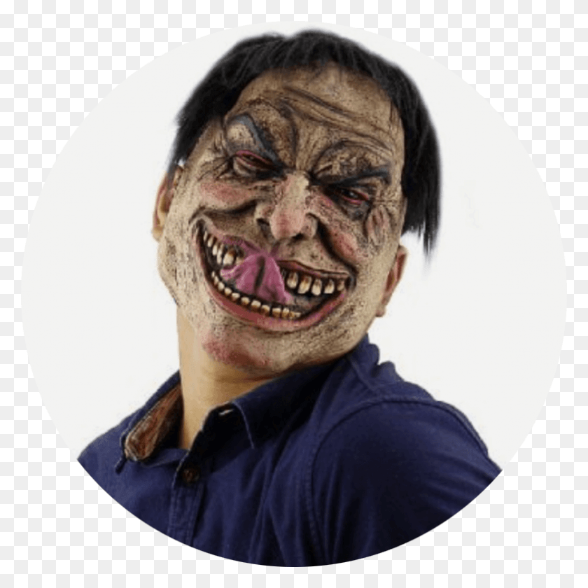 786x786 Creepy Smile Halloween Mask Masque Halloween, Head, Person, Human HD PNG Download