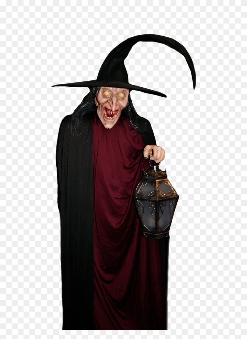 496x1093 Creepy Witch Picture Costume Hat, Clothing, Apparel, Person HD PNG Download
