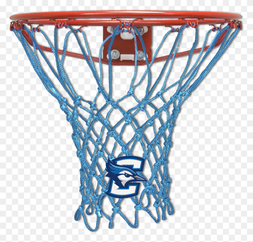 814x777 Creighton Blue768 Colored Basketball Hoop Nets, Hoop, Rug HD PNG Download