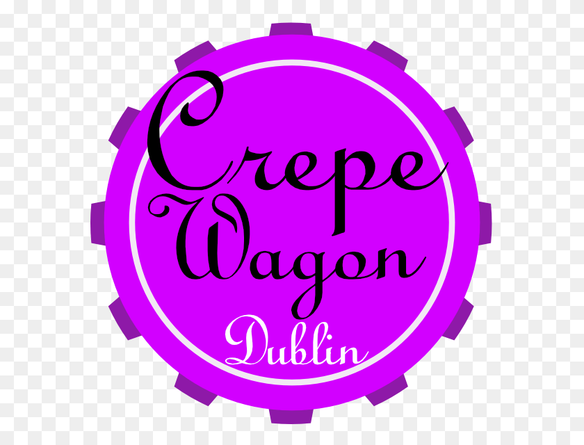 580x580 Crepe Wagon Dublin Circle, Texto, Luz, Neón Hd Png