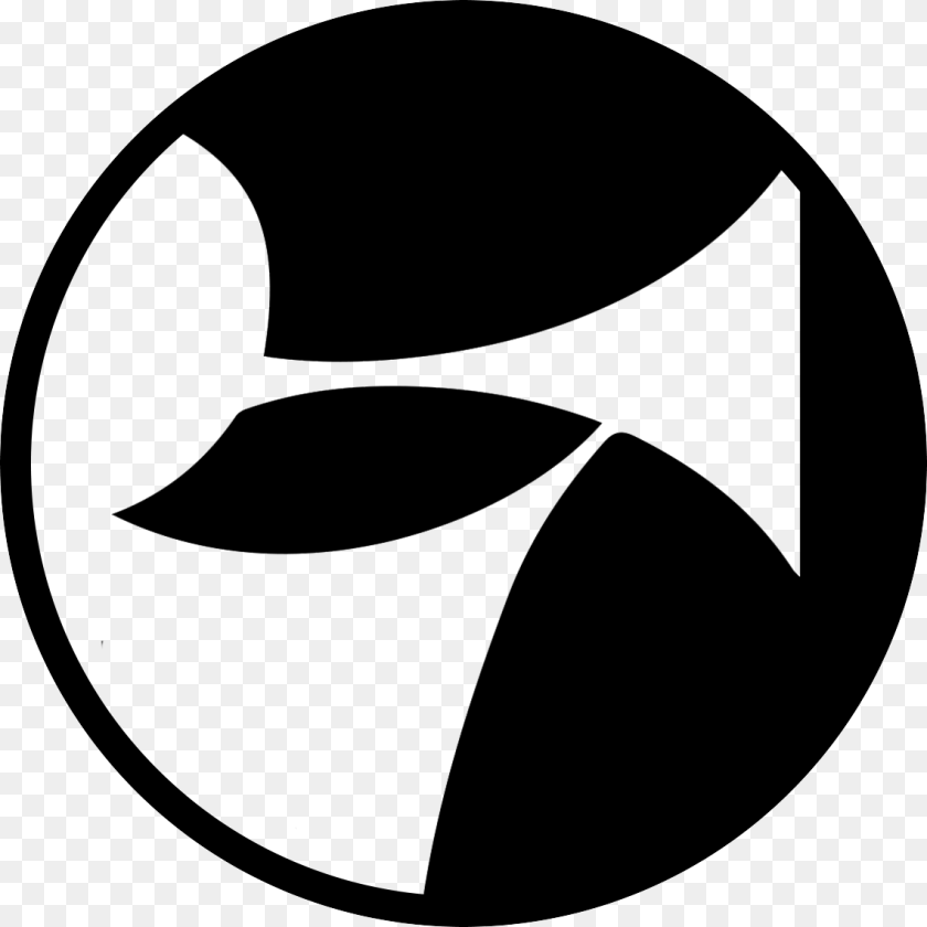 Crescent, Stencil, Logo, Symbol Sticker PNG
