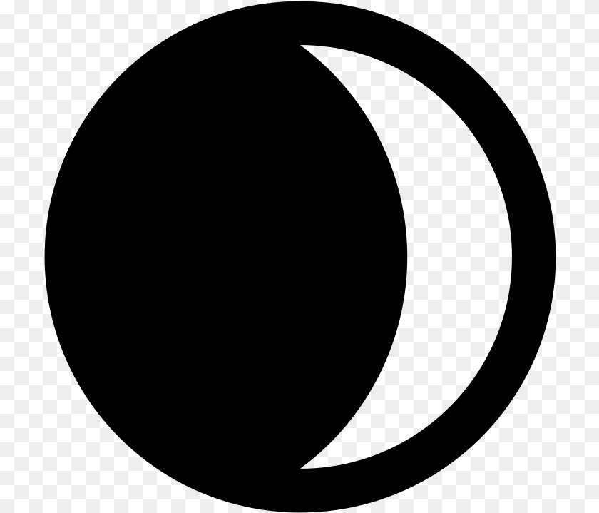 719x719 Crescent Clipart Waxing Crescent Moon Waxing Crescent Moon Icon, Gray Transparent PNG