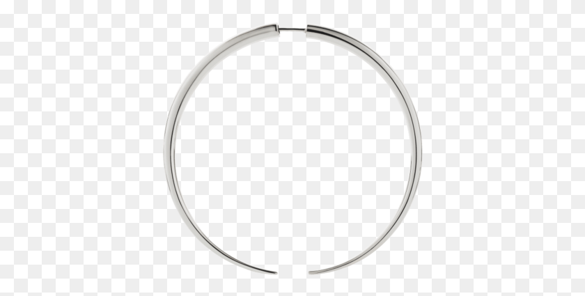 375x365 Crescent Hoop Earring Bangle, Tool, Accessories, Accessory HD PNG Download