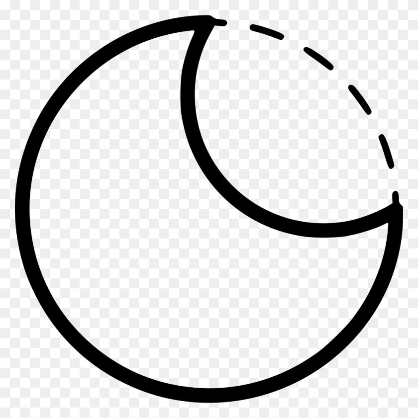 980x982 Crescent Moon Comments Circle, Ball, Text, Symbol HD PNG Download