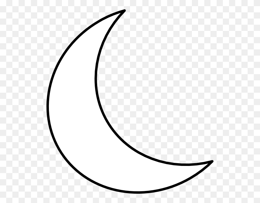 540x597 Crescent White Moon Shape Transparent, Astronomy, Oval, Outer Space HD PNG Download